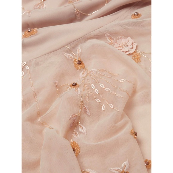 Parker Monique Long Sequin Sleeveless Gown Dress S - Picture 5 of 5